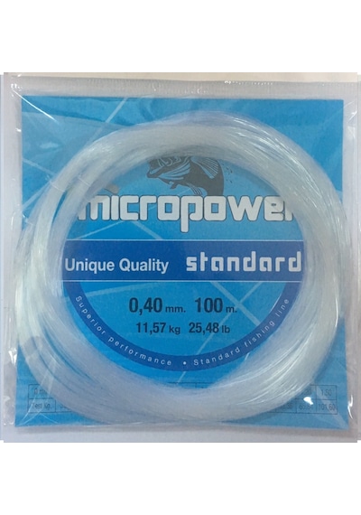 Mıcropower Standard 100mt Byz Poşet Misina 0,40mm