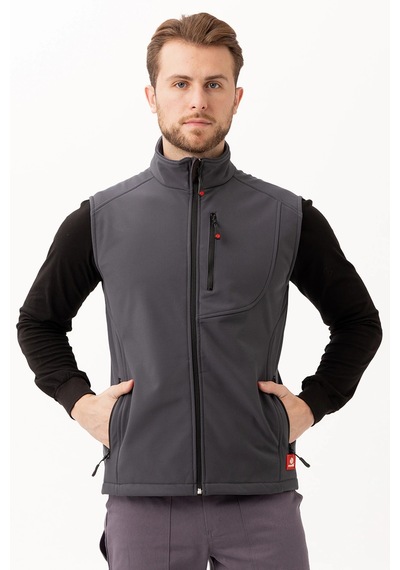 Armadillo Salina Outdoor Erkek Yelek Günlük Giyim İçin Konforlu Ve Cepli Tasarım Füme