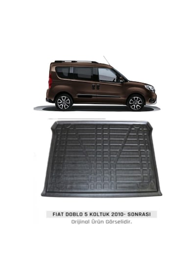 Borngarage Fıat Doblo Bagaj Havuzu 2010-2022 Uyumlu Kokusuz Kaucuk Doblo