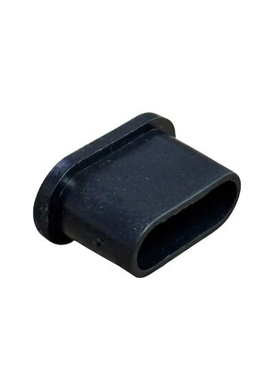 Cateksss 15x30 Mm Elips Bombeli Profil Tapası Siyah - 20 Li Paket