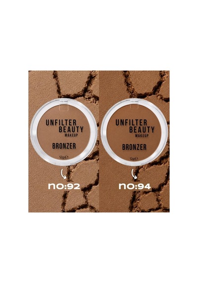 Makeup Toz Bronzer No: 94 + Toz Allık No: 38 Set Çok Renkli