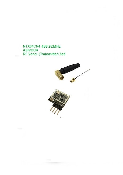 433.92mhz Ask/ook Rf Verici Seti Ntx04cn4-set