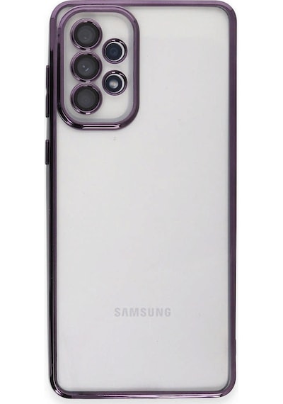 Cosmotex Newface Samsung Galaxy Uyumlu  A33 5g Kılıf Razer Lensli Silikon - Mor