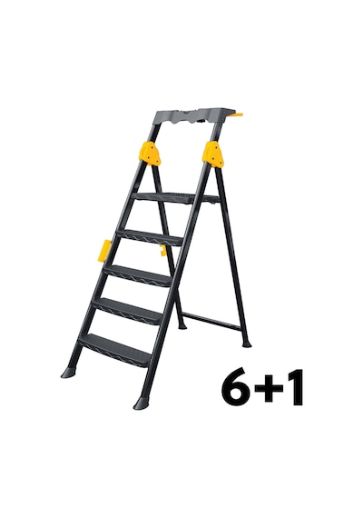 6+1 Basamaklı Metal Merdiven Prostep