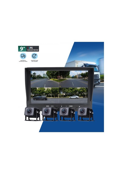 Newfron Nf-dc1013 9 İnç Araç Monitörü Set 4 Kamera Dvr Kayıt