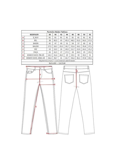 Kadın Çan Paça Kot Pantolon 001