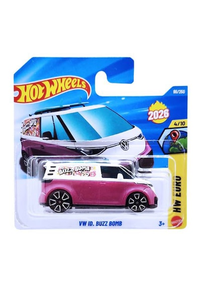 Hot Wheels - Volkswagen Id. Buzz Bomb - Mor 1/64 Jjh46 Mor