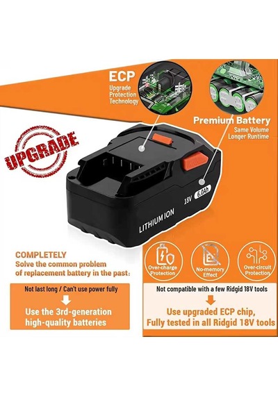 Aeg L1820 R L1815 R L1840 R L1830 R Uyumlu 18v 6ah Batarya
