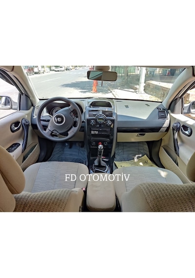 Renault Megane 2 Süper Set Torpido, Konsol, Trim, Göğüs Kaplama Seti Piano Black Renk