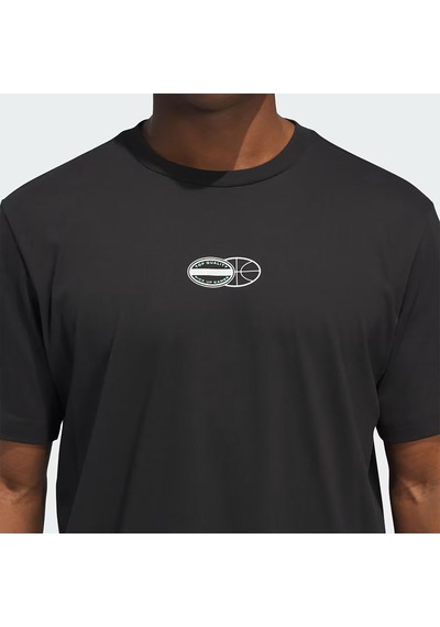Black Adidas Erkek Basketbol T-shirt Sum Novelty T 1 Jı7107 Siyah