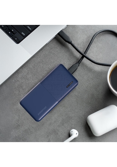 Polosmart Pbs132 Led Göstergeli 2 Usb 1 Pd Çıkışlı Taşınabilir Şarj Cihazı Powerbank Navy Lacivert