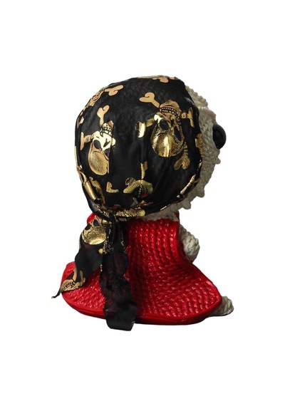 Örgü Tasarımlı Polyester Ninja Voodoo Biblo Savaşçı Figür Dekoratif Obje Genç Odası Hediyelik 18 Cm