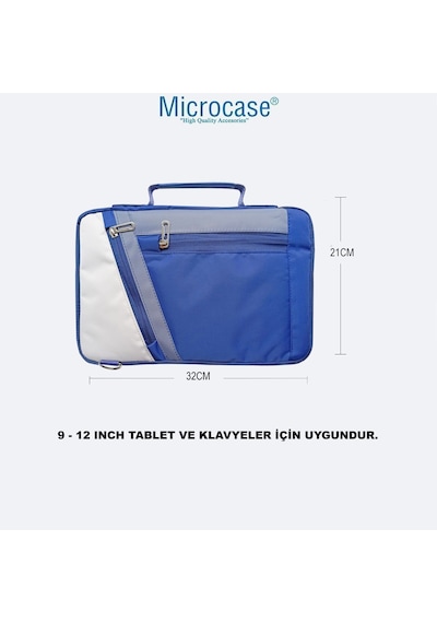 Microcase Huawei Matepad 11.5 2025 Tablet Uyumlu Tablet Çanta+türkçe Bluetooth Klavye +mouse+ Standı Al4383 Lacivert Omuz Çantası