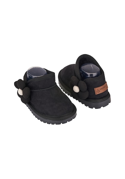 Mumenim Baby Minto Çiçekli 26- Bot - Siyah