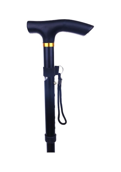 Watton Wt-008 Katlanabilir Dağcı Yürüyüş Bastonu 90cm Baton Siyah