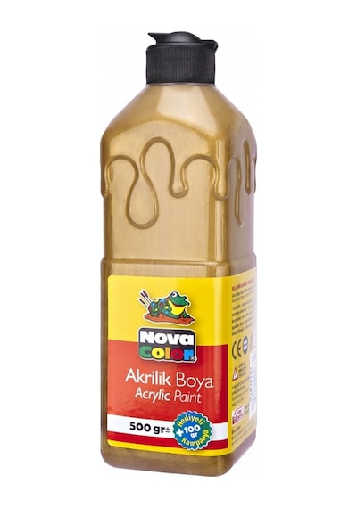 Nova Color Akrilik Boya 500 Ml Altın Nc-670