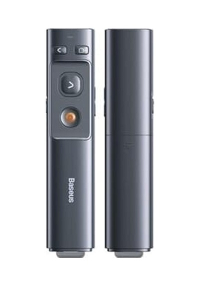 Baseus Orange Dot Kablosuz Sunum Kalemi Lazer , Gri