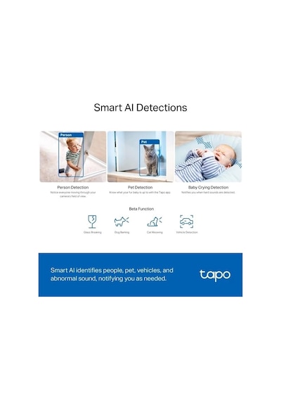 Tp-lınk 5mp Tapo C230 Pan/tilt Aı Ev Güvenlik Wi-fi Kamera