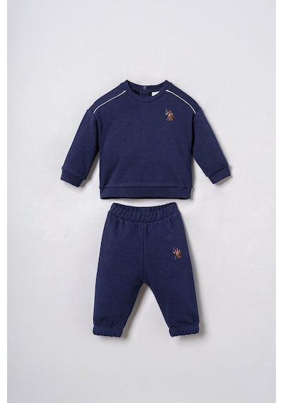 U.S. Polo Assn. Erkek Bebek Lacivert Uzun Kol Pijama Takım Usb3193-c-v1 Usb3193-c-v1
