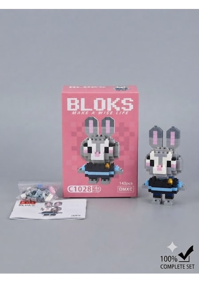 Pembe 3d Kalem + 143 Parça Tavşan Blok Seti Pembe Yaratıcılığı Tek Pakette Buluşturun