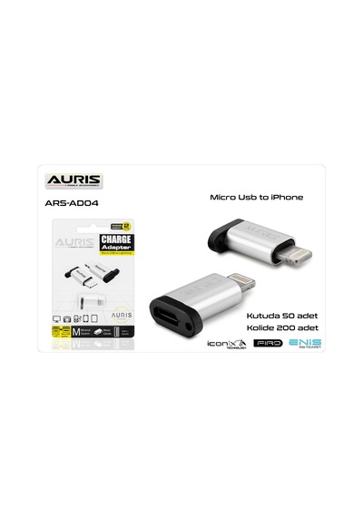 Auris Micro Ligthning Çevirici Dönüştürücü Ars-Ad-04