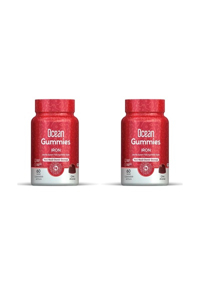 Gummies Iron, Çiğnenebilir Jel Form 2 Paketi