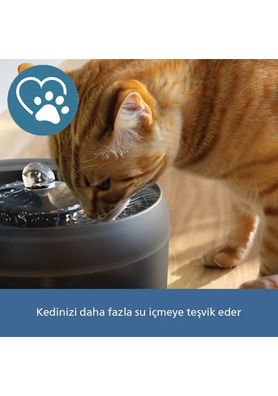Tr 3000 Serisi Akıllı Su Pınarı, Dökülme Önleyici Kase, Hareket Aktivasyonu, 2.2l, Dolum İzleme, Fısıltı Sess