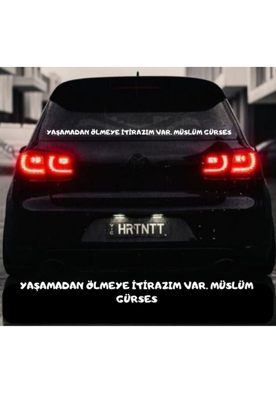 Yaşamadan Ölmeye Itirazım Var. Müslüm Gürses Araba Yazısı
