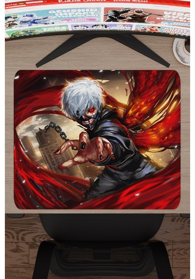 Tokyo Ghoul Anime V4 - 48x40 Xl Gaming Kauçuk Kaymaz Taban Mouse Pad Fare Altlığı