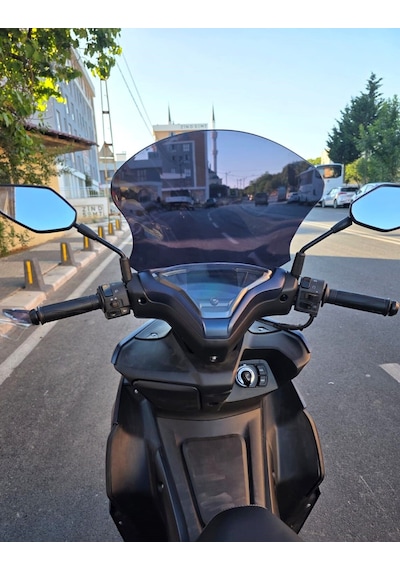 Motocam Kuba Vizy 50 Ön Cam 2025-2026 Model 43cm Siyah Renkli Sportif