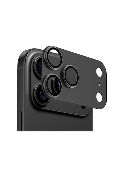 Epro Apple İphone 18 Pro Max Uyumlu Ar+af Sapphire Kamera Cam Koruyucu - Siyah