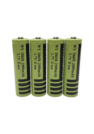18650 Şarjlı Fener Pili Li-ion 3.7v 2900mah 4 Lü
