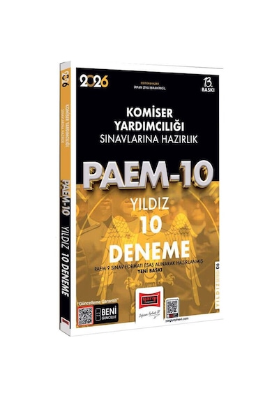 Yargı 2026 Paem Komiser Yardımcılığı Sınavlarına Hazırlık Yıldız 10 Deneme
