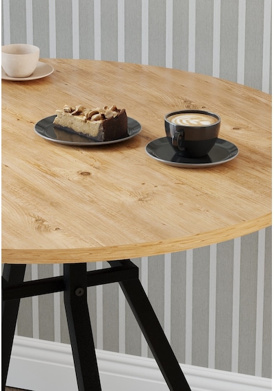 Bofigo Yuvarlak Yemek Masası 80 Cm Mutfak Masası Balkon Masası Roma Çam Çam Bofigo Yuvarlak Yemek Masası 80 Cm Mutfak Masası Balkon Masası Roma Çam Çam