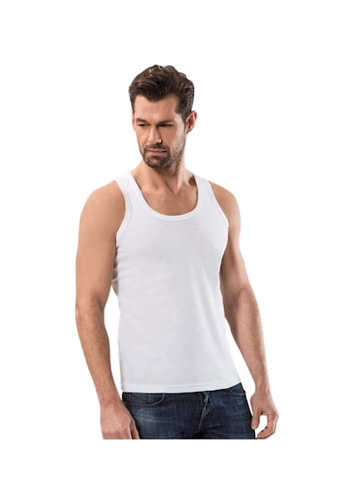 Kalın Askılı Klasik Erkek Atlet Beyaz - 1151a Beden: Xl Standart