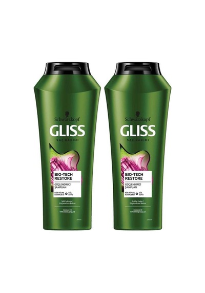 Gliss Bio-Tech Restore Şampuan 2 x 500 ML