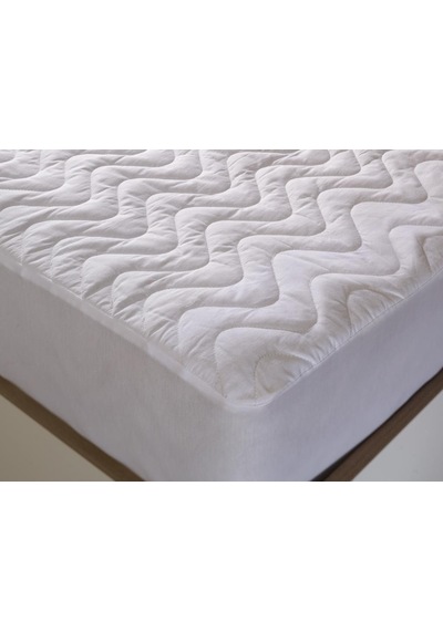 Cotton Box Sıvı Geçirmez Kapitoneli Fitted Çift Kişilik Yatak Pedi 180x200 Beyaz
