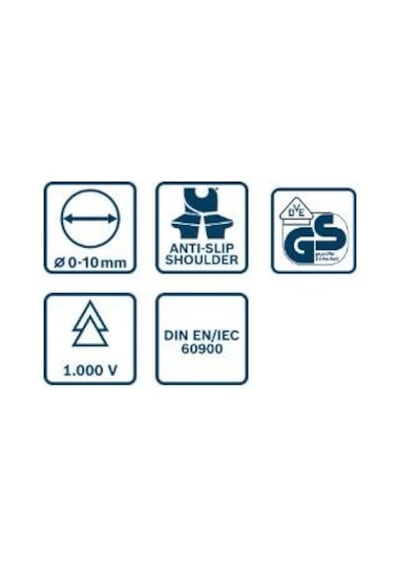 Bosch Profesyonel VDE Kablo Sıyırma Pensesi 160mm - 1600A02NE7