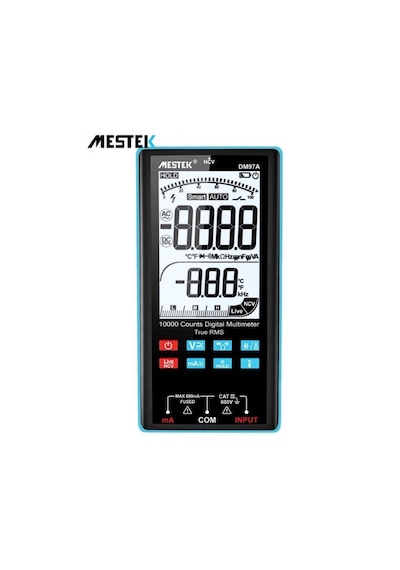 Mestek Dm97a Büyük Ekran Otomatik Aralık Taşınabilir Multimetre