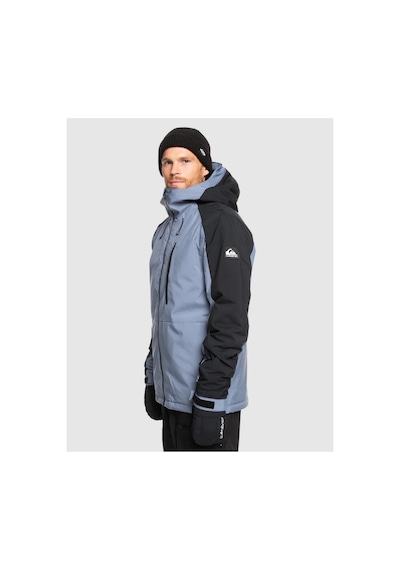 Quiksilver Mission Technical Snow Jacket Erkek Kayak Montu Gri Gri