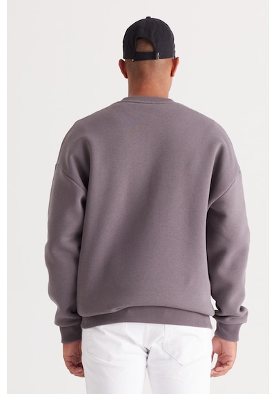AC&Co / Altınyıldız Classics Erkek Koyu Grı Oversize Fit Bol Kesim Pamuklu İçi Polarlı Bisiklet Yaka Sweatshirt Koyu Gri AC&Co / Altınyıldız Classics Erkek Koyu Grı Oversize Fit Bol Kesim Pamuklu İçi Polarlı Bisiklet Yaka Sweatshirt Koyu Gri