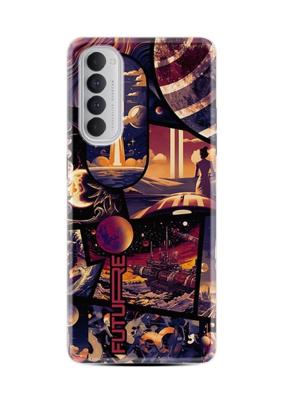 Oppo Reno 4 Pro Kılıf Hayat Serisi Desenli Future - Ürün Numarası 2023