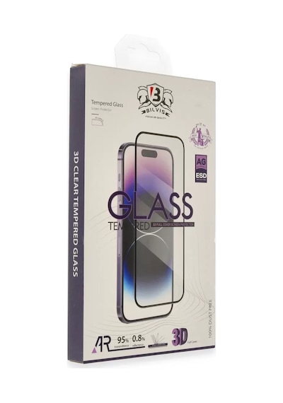 Newface Apple İphone 15 Pro Max Bilvis 3d Cam Ekran Koruyucu