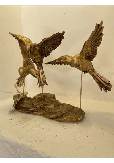 Kırlangıç Ebabil Kuşları Biblo Gold
