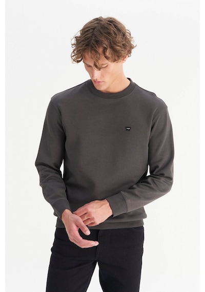 Wrangler Small Logo Antrasit Erkek Sweatshirt W252025533w Antrasit