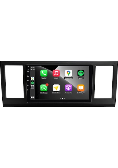 Volkswagen Caravella Araç Multimedya Android Ekran Carplay Double Teyp 2+32 9" 15-20 Black Cadence