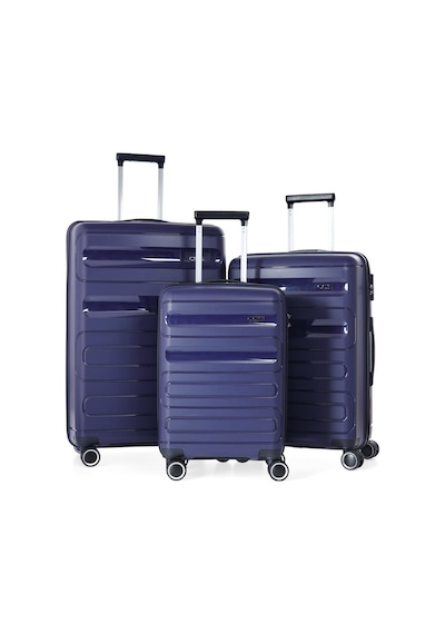 Ççs 5225 Polipropilen 3 Lü Valiz Seti-lacivert Lacivert