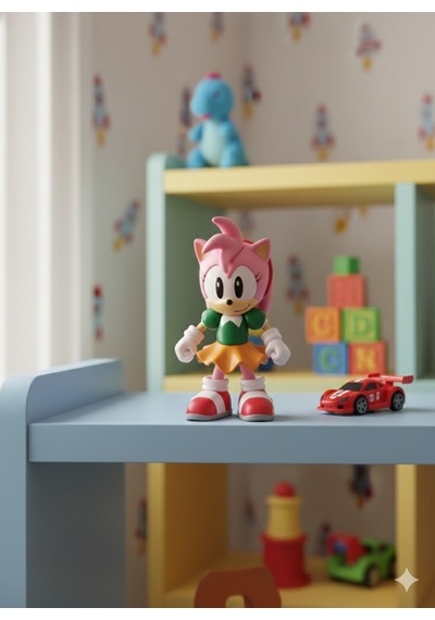 6 Cm Sonic Amy Aksiyon Figürü Mini Koleksiyon Oyuncak Modeli