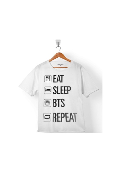 Eat Sleep Bts Repeat Only By Dexta Bangtan Boys Çocuk Tişört 001