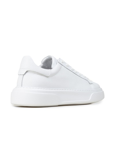 Deery Erkek Hakiki Deri Beyaz Sneaker Ayakkabı - 04651mbyze01